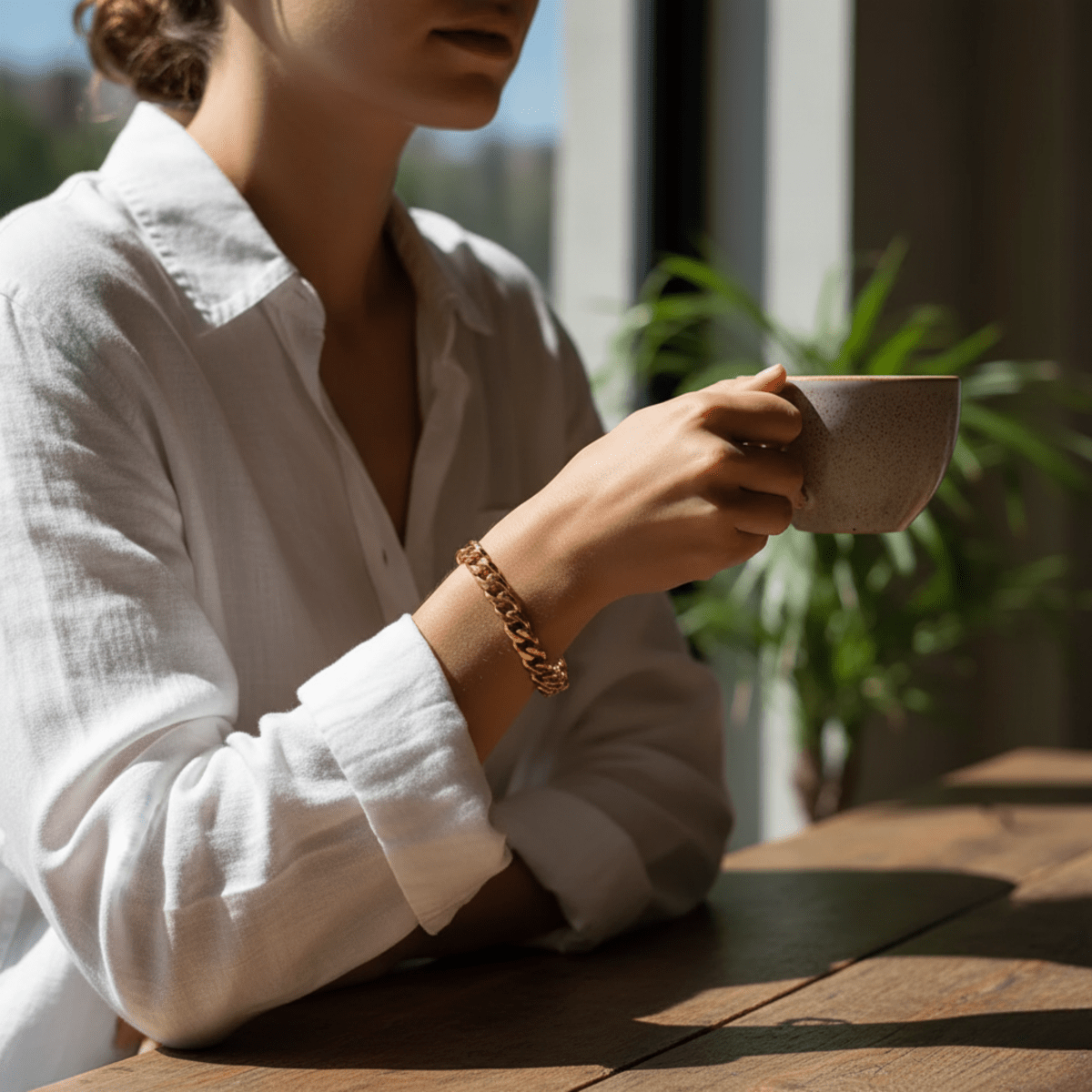 Sandsberg | Rüstungs-Ketten Edelstahl-Armband mit verstellbarem Design