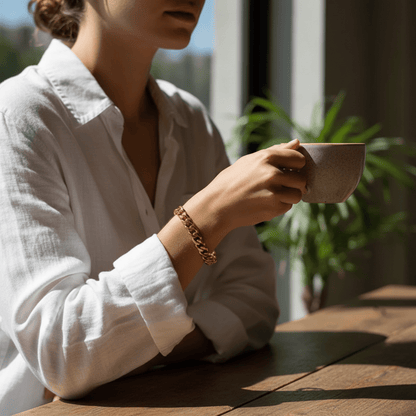 Sandsberg | Rüstungs-Ketten Edelstahl-Armband mit verstellbarem Design