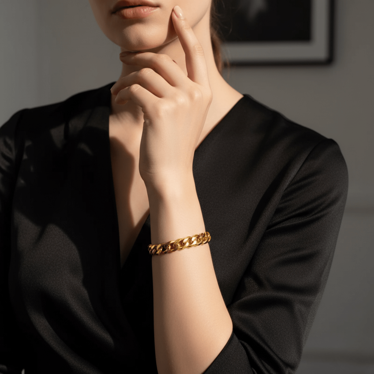 Sandsberg | Rüstungs-Ketten Edelstahl-Armband mit verstellbarem Design