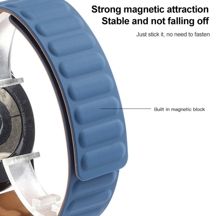Sandsberg | Silicone Magnetic Watch Band For Huawei Watch GT2 46mm,Breite:22mm(Orange Rot)