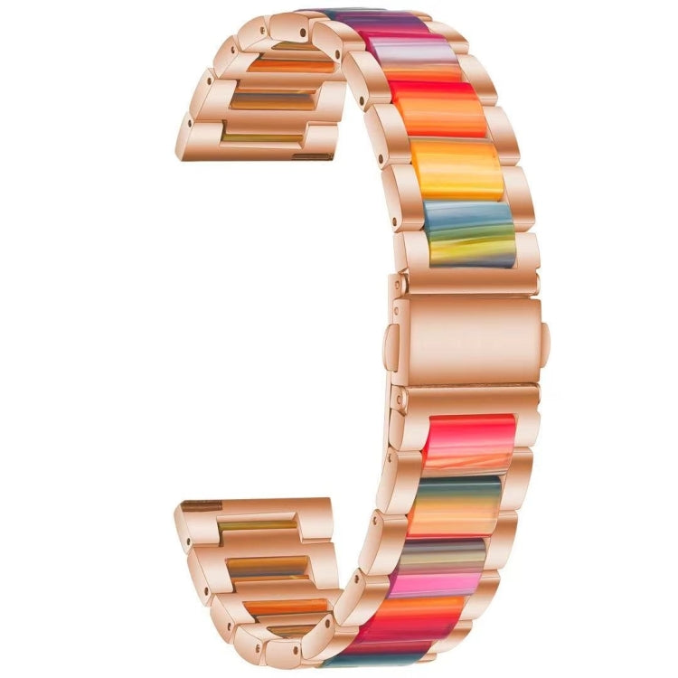 Sandsberg | Für Huawei Watch GT 3 46mm / GT Runner Drei Perlen Metallharz Uhrband (Roségoldfarbe)