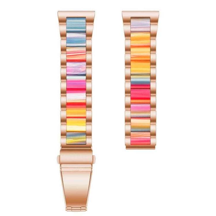 Sandsberg | Für Huawei Watch GT 3 46mm / GT Runner Drei Perlen Metallharz Uhrband (Roségoldfarbe)