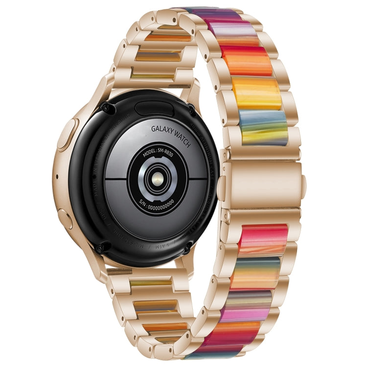 Sandsberg | Für Huawei Watch GT 3 46mm / GT Runner Drei Perlen Metallharz Uhrband (Roségoldfarbe)