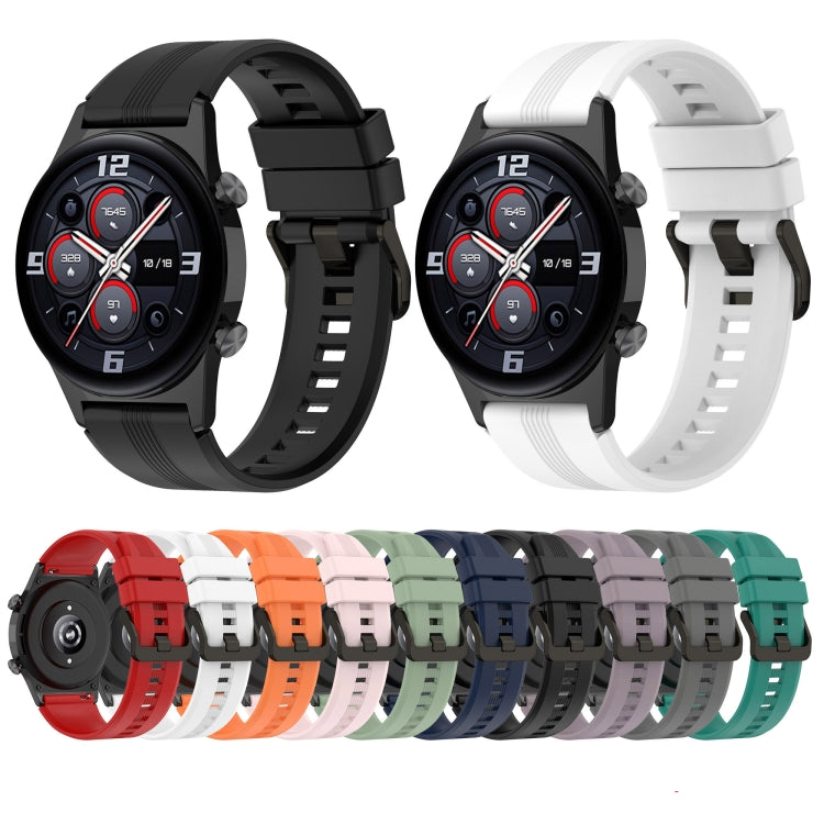 Sandsberg | For Honor Watch GS3 22mm Vertikales Silikon-Uhrenarmband (Grün)
