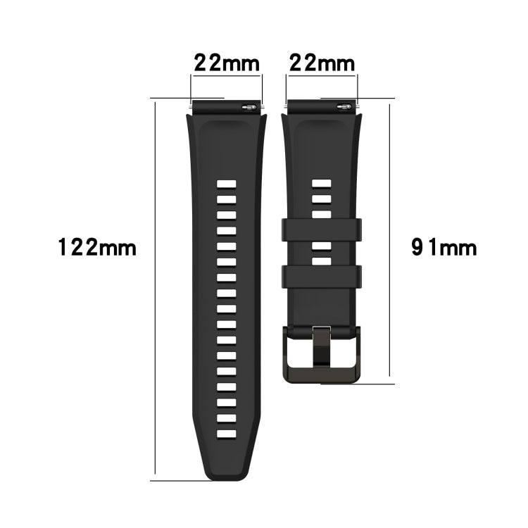 Sandsberg | For Honor Watch GS3 22mm Vertikales Silikon-Uhrenarmband (Grün)