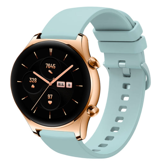 Sandsberg | Für Honor Watch GS 3 22mm Einfarbiges Softsilikon-Uhrenband (Sapphire Green)