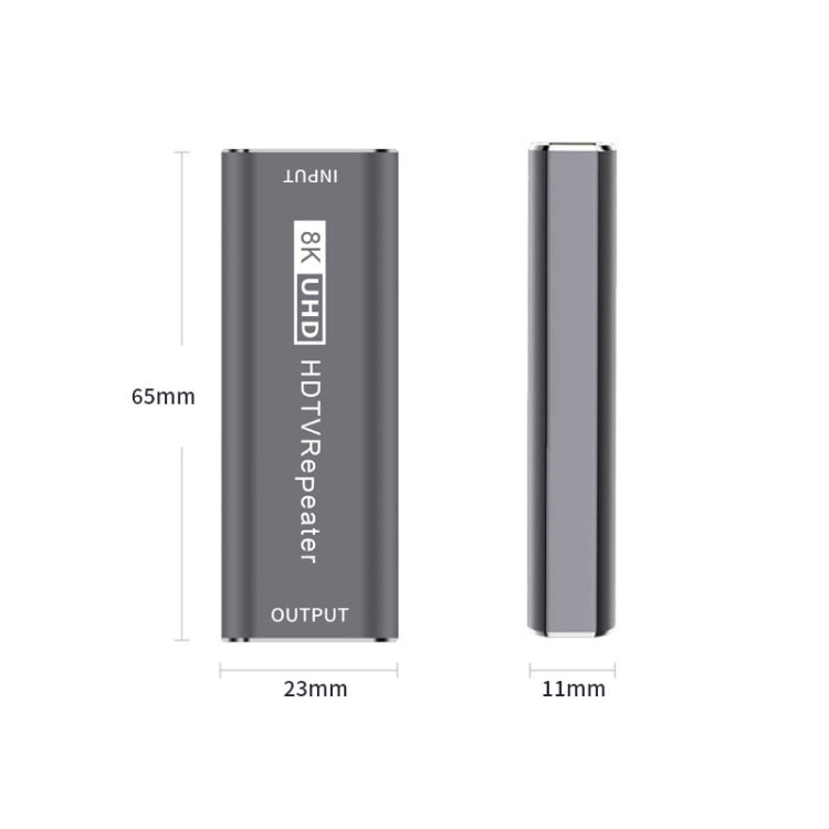 Sandsberg | JUNSUNMAY 8K 30m HDMI Adapter Signalverstärker HDMI Repeater Extender(Grau)
