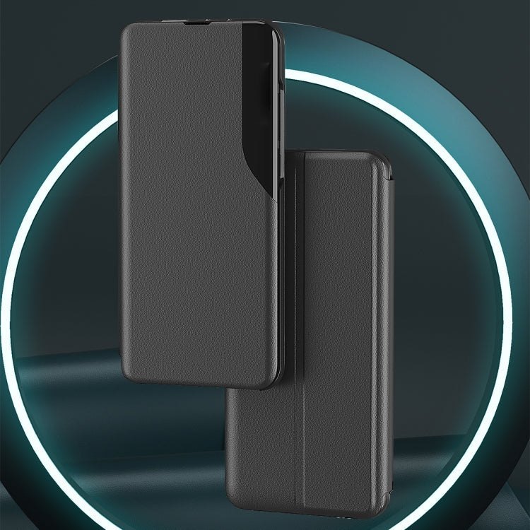 Für Samsung Galaxy S24 Ultra 5G Attraction Flip Holder Leder Handyhülle (Violett)