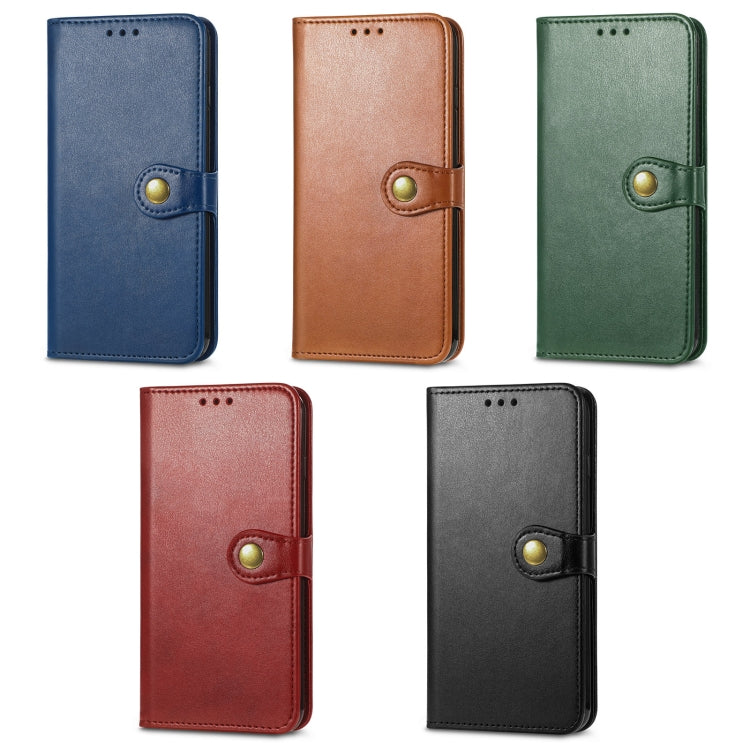 Sandsberg | Für Nokia X10 / X20 Retro Einfarbig Schnallenleder Handyhülle (Blau)