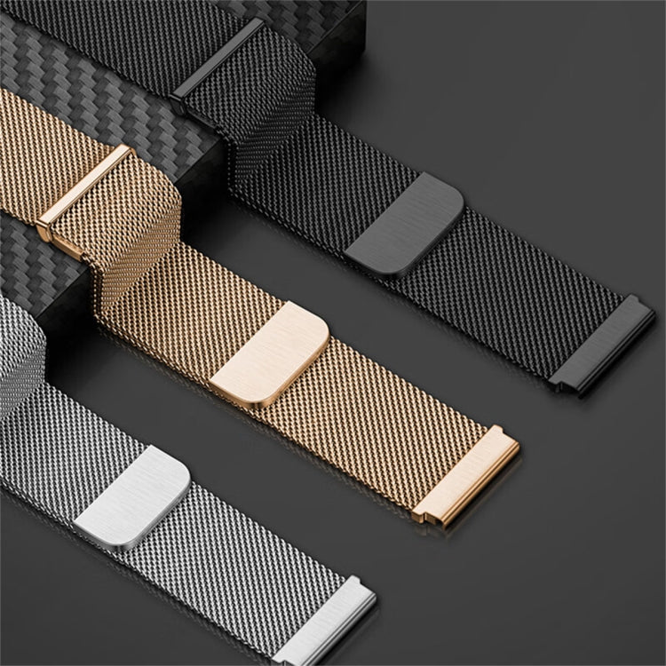 Sandsberg | Für Huawei Watch 4 / 4 Pro Milan Double Magnetic Steel Mesh Armband (Roségold)