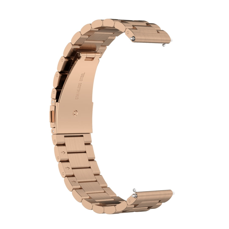 Sandsberg | Für Huawei Watch GT4 41mm Drei Perle Edelstahl Metall Armband (Roségold)