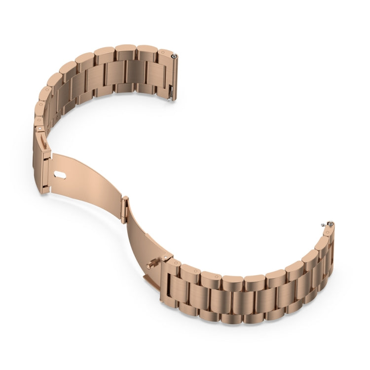 Sandsberg | Für Huawei Watch GT4 41mm Drei Perle Edelstahl Metall Armband (Roségold)