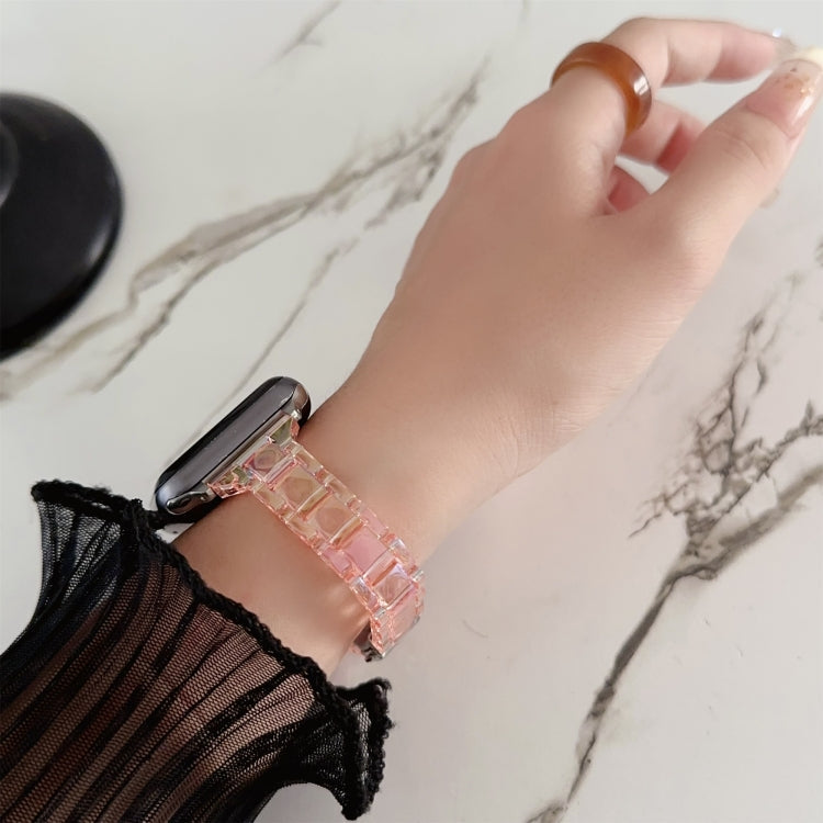 Sandsberg | Für Apple Watch Series 4 40mm Laser PC Bunt 20mm Schlankes Armband (Weiß)