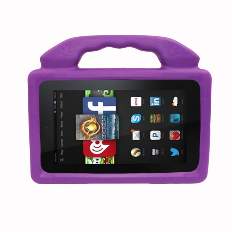 Sandsberg | Für Kindle Fire HD 7 Stoßfestes EVA Daumenstand Tablet-Hülle (Lila)