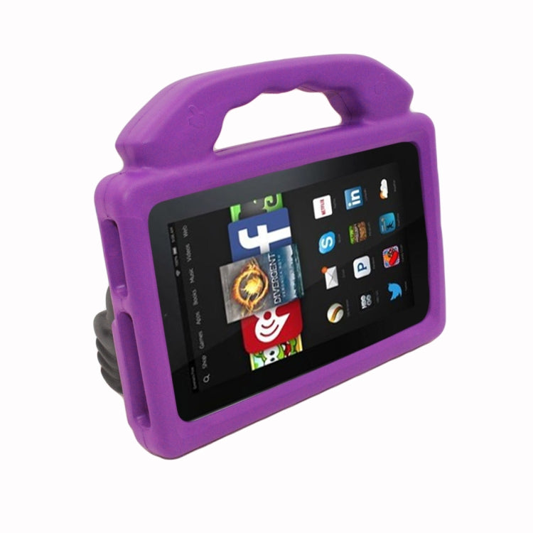 Sandsberg | Für Kindle Fire HD 7 Stoßfestes EVA Daumenstand Tablet-Hülle (Lila)