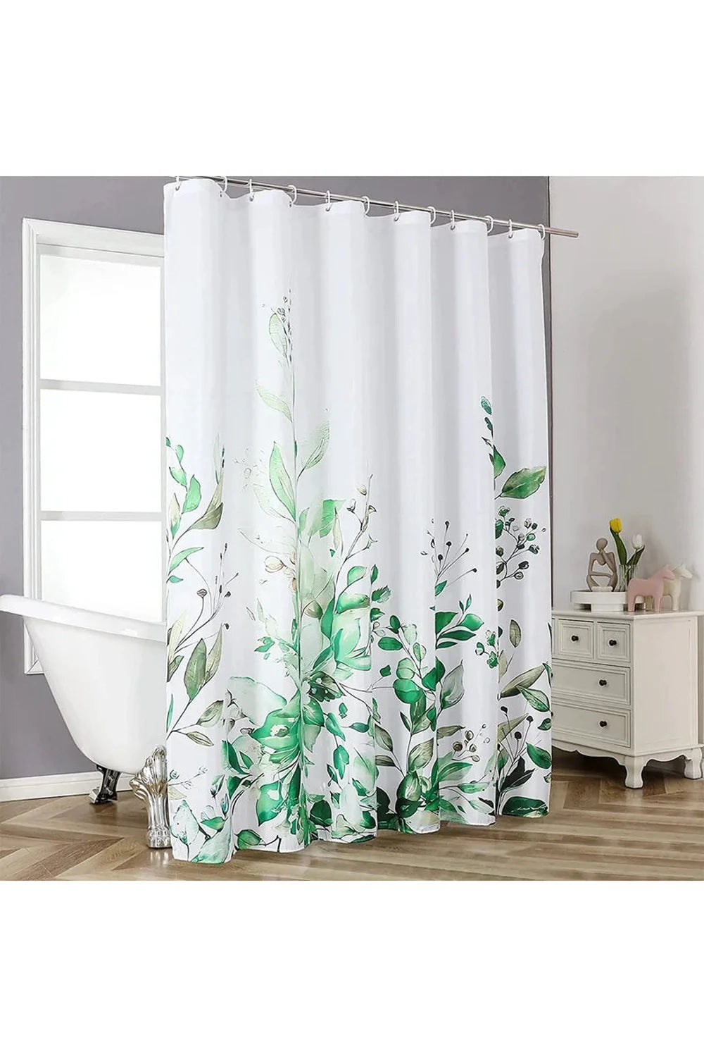 Florales Druck dekorative Duschvorhang