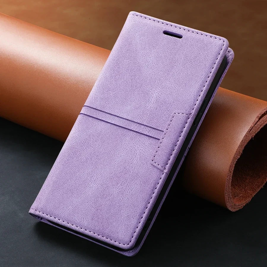 Sandsberg Leder Wallet Hülle Flip Case - Google Pixel