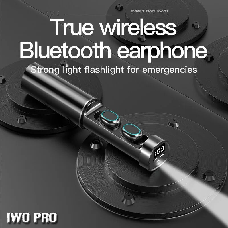 Sandsberg Super Lightweight True Wireless Kopfhörer Ohrstöpsel Mit Etui & Taschenlampe