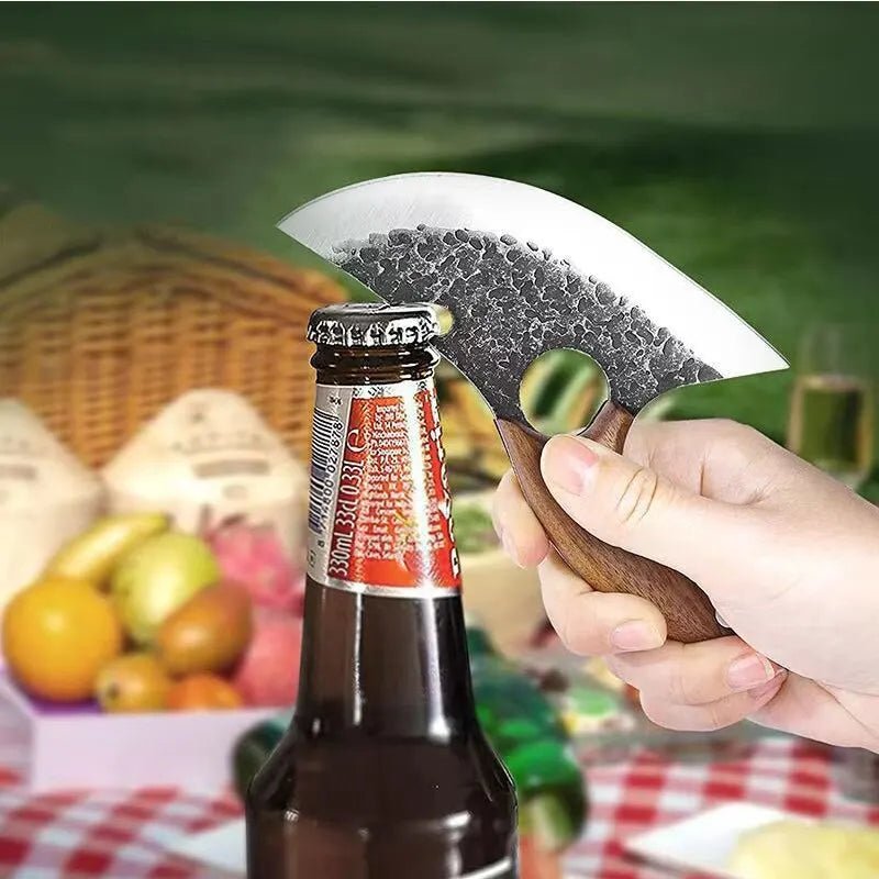 Multifunktionales Fleischmesser | Geschmiedeter Edelstahl | Küchengadget & BBQ Kochwerkzeug | Knochenmesser