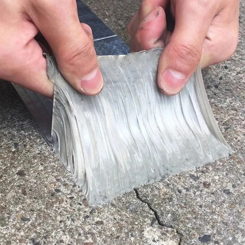 Sandsberg | Hitzebeständiges wasserdichtes Klebeband - Dickere Butylfolie mit Aluminiumfolie für Wand-, Pool-, Dachfüllreparatur - selbstklebendes Bänder