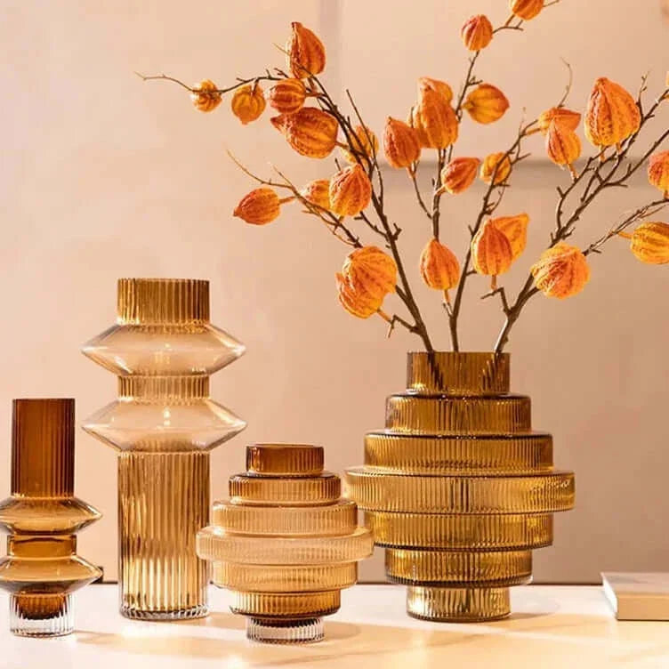 Kreativität Amber Glas Vase Kollektion - Sandsberg Homeware