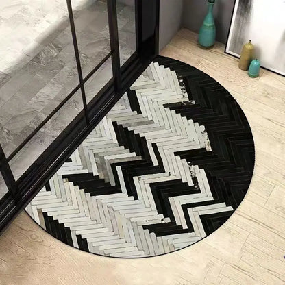 Sandsberg | AquaSoft Super Absorbierende Badematte – Rutschfeste halbrunde Badezimmermatte für maximalen Komfort