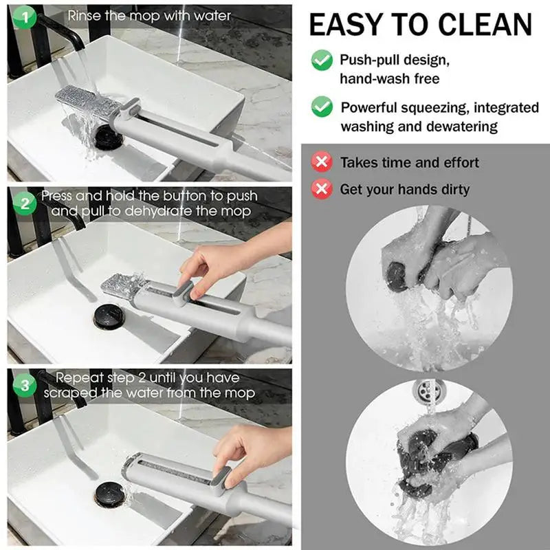 Sandsberg | Tragbarer Selbstpressender Kleiner Mop