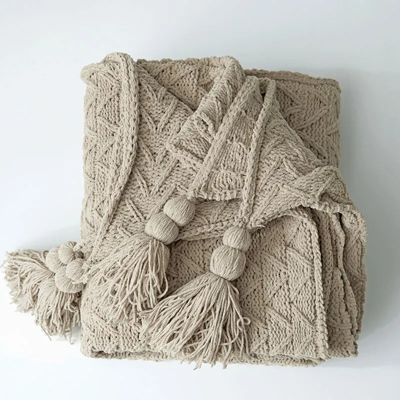 HeartCozy Decke – Luxe Chenille Decke mit Herzfransen