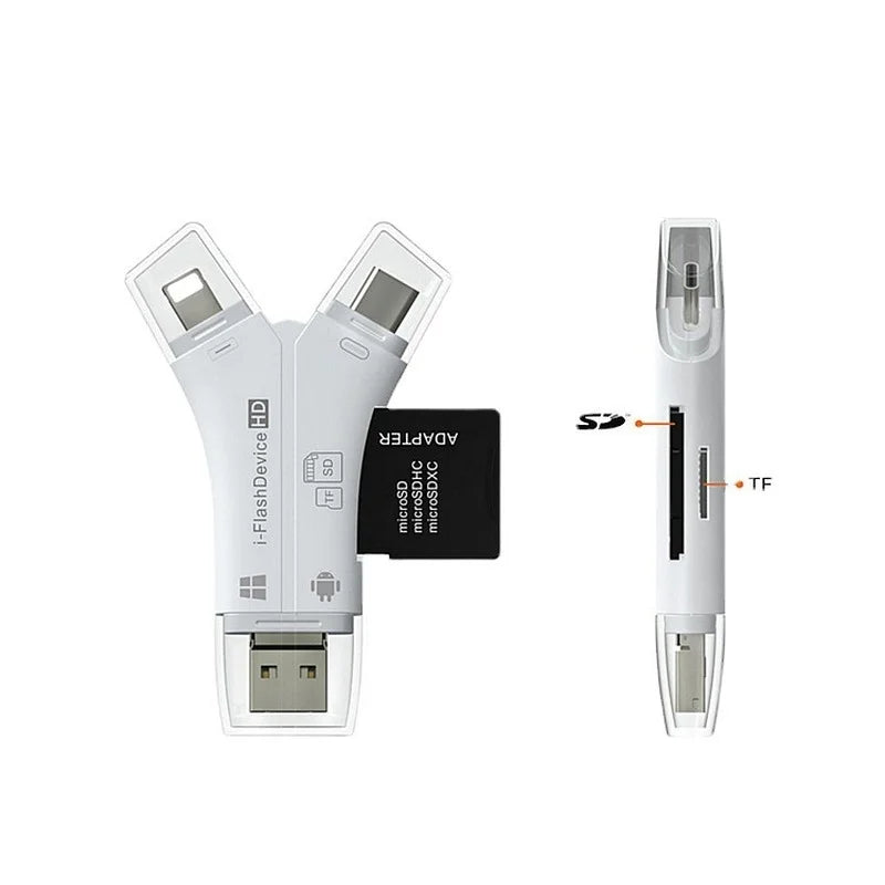 Sandsberg | 4 In 1 Flash Drive Kartenleser