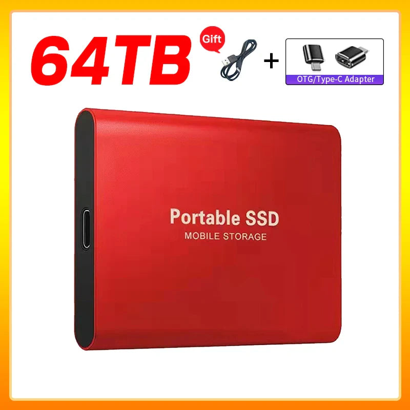Sandsberg | Hochgeschwindigkeits-Externe Solid State Drive 1TB Tragbare Externe Festplatte ssd 2TB Externe Festplatte ssd Festplatte Für Laptop Mac