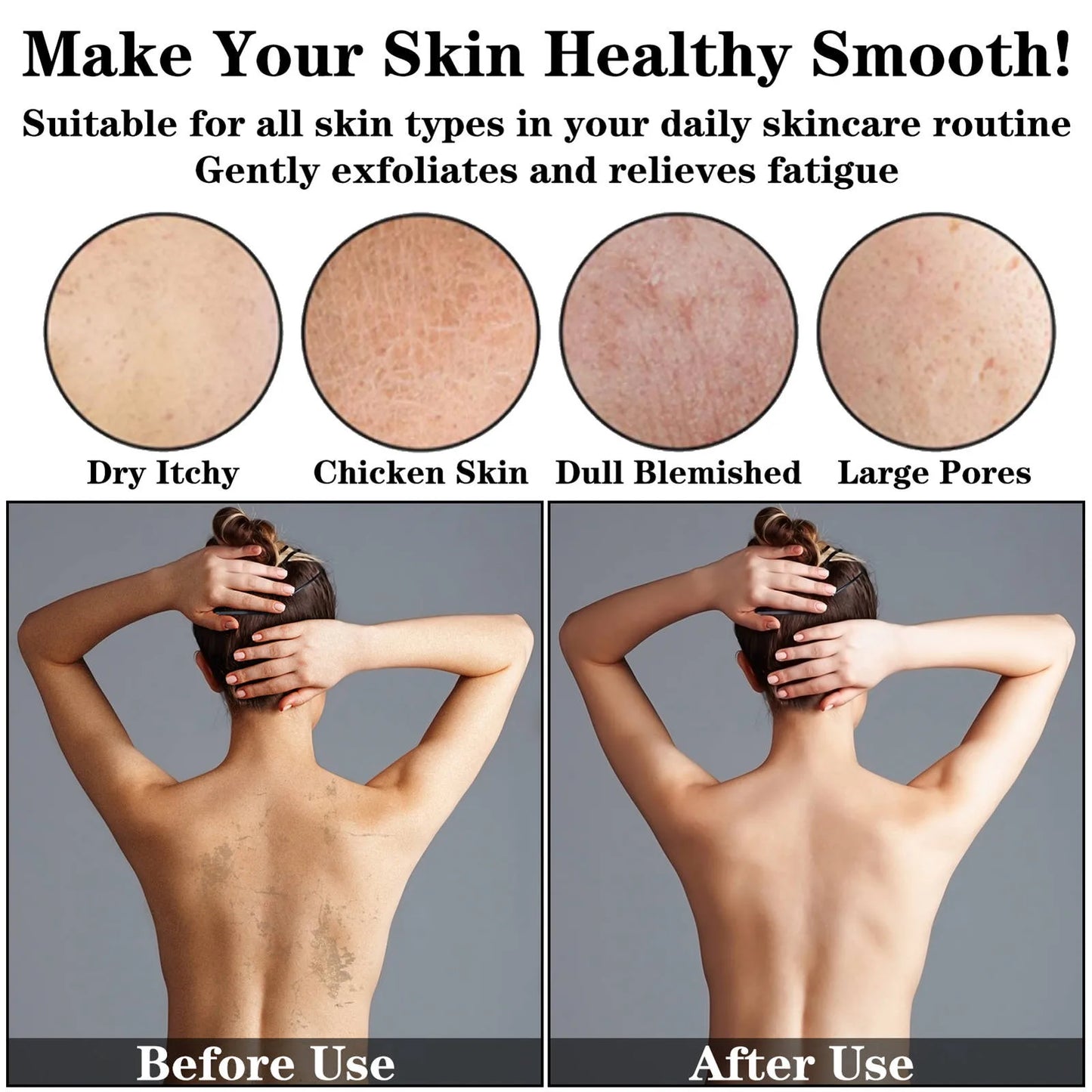 Sandsberg | Doppelseitiges Peeling-Badewaschpeeling