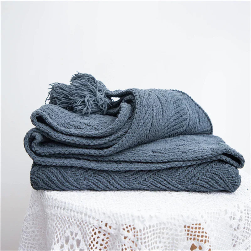 HeartCozy Decke – Luxe Chenille Decke mit Herzfransen