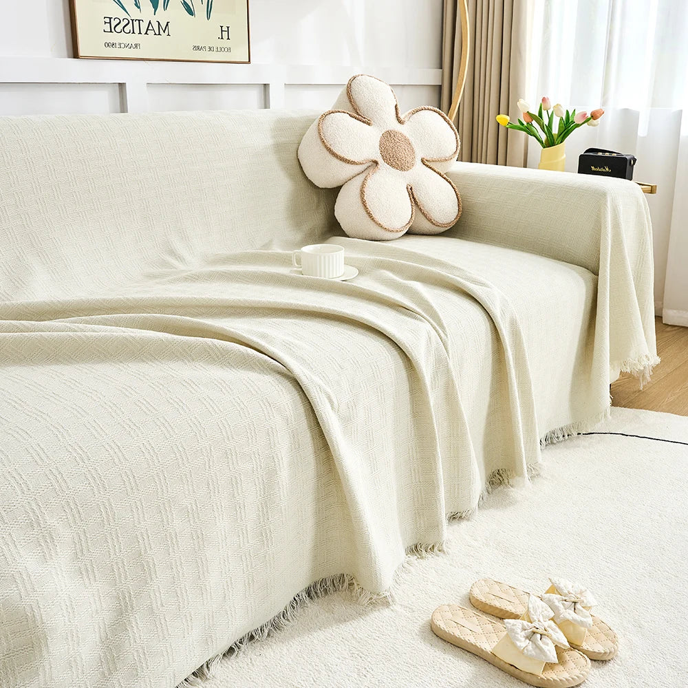 Sandsberg | DualComfort Wendbare Sofabezug – Stylischer, Waschbarer Couchschutz für 3–4-Sitzer Sofas