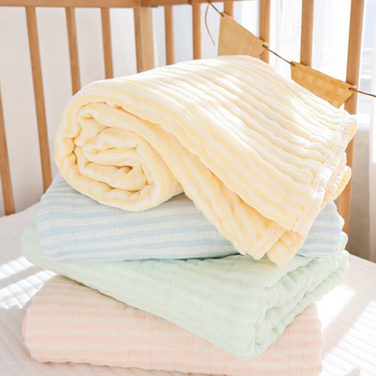 Sandsberg | Premium 6-Lagen Musselin Baumwolle & Bambus Mischung Baby Wickeldecke