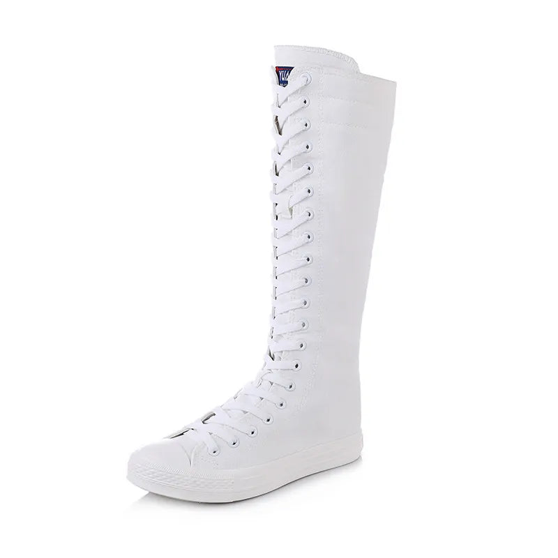 Stylische Damen-Canvas-Stiefel von Roggy