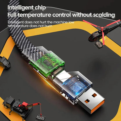 Sandsberg | Ultra starkes 4 in 1 Schnelllade-Datenkabel