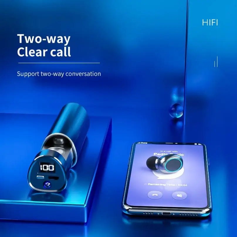 Sandsberg Super Lightweight True Wireless Kopfhörer Ohrstöpsel Mit Etui & Taschenlampe