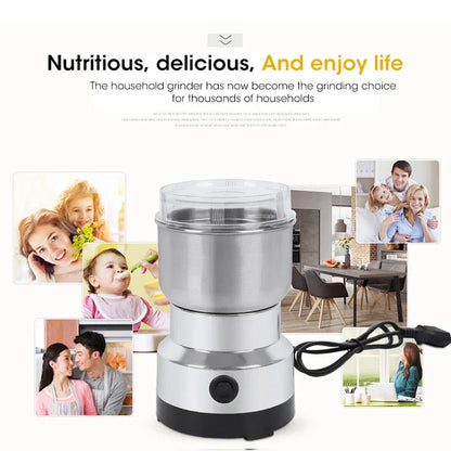 Sandsberg | Mini Elektrischer Grinder – 300ml Ultra-Fine Grinder für Babynahrung, Kaffee, Gewürze, Pfeffer und Körner – 2/4 Klingenoptionen