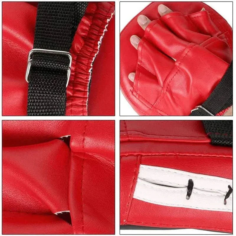 Sandsberg | Gebogener Boxhandschuh für Kampfsporttraining & Schlagübungen Boxhandschuh für Kampfsporttraining mit Stoßdämpfung