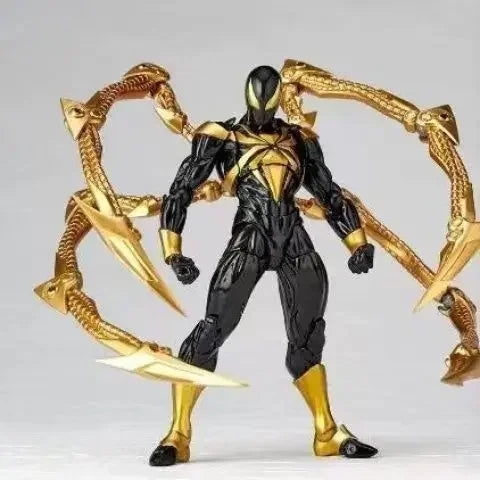 2024 Neue Kaiyodo Iron Spiderman Anime Figurine Amazing Yamaguchi Spider Man Animationsfigur PVC Statue Modell Sammlung Spielzeug