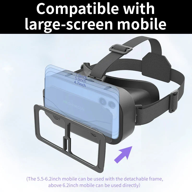 VR-Brille Virtual-Reality-Headset – 3D-Brille für Smartphones