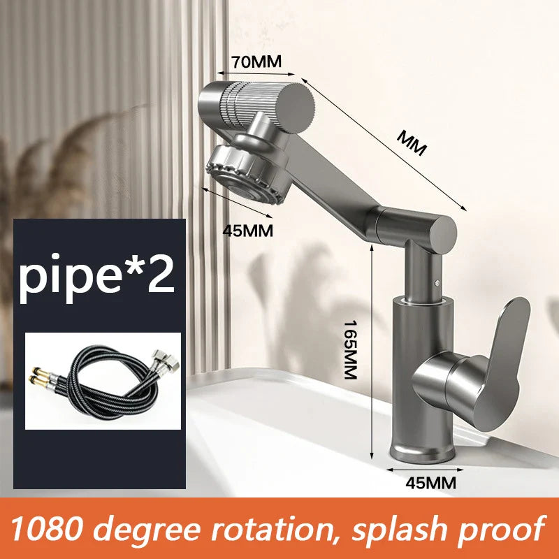 Sandsberg | Warm- und Kaltwasser-Badezimmerwaschtischarmatur
