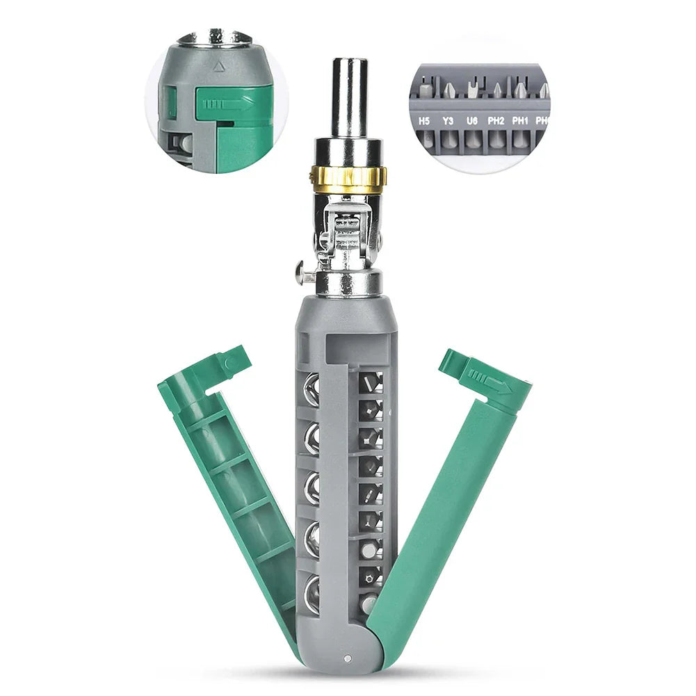 Sandsberg | 14 In 1 Multi-Winkel Ratschen-Schraubendreher