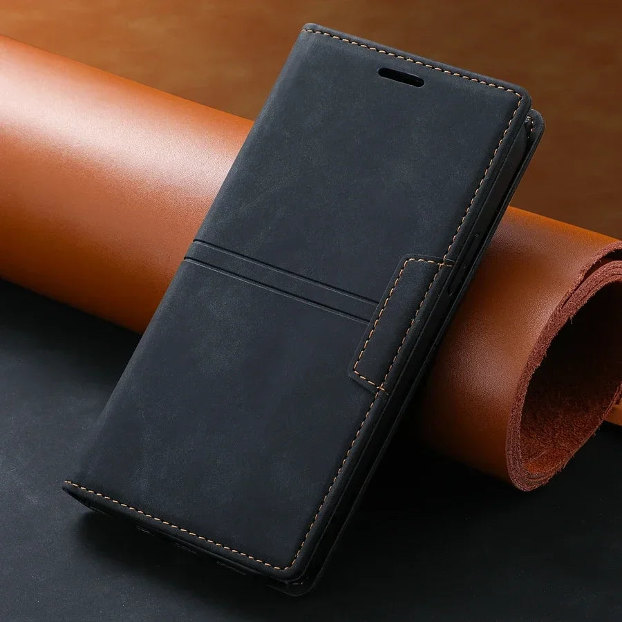 Sandsberg Leder Wallet Hülle Flip Case - Google Pixel