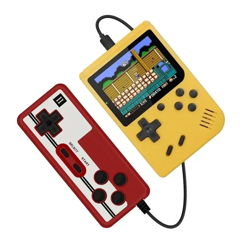 Mini Retro Handheld-Videospielkonsole - 3,0-Zoll-LCD, 500 integrierte 8-Bit-Spiele, perfektes Weihnachtsgeschenk für Kinder