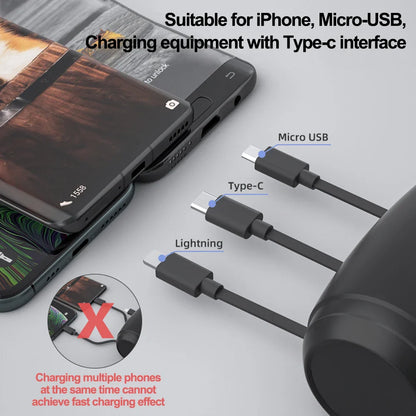 Sandsberg | Ausziehbarer Schnellladeadapter für Rücksitz des Autos