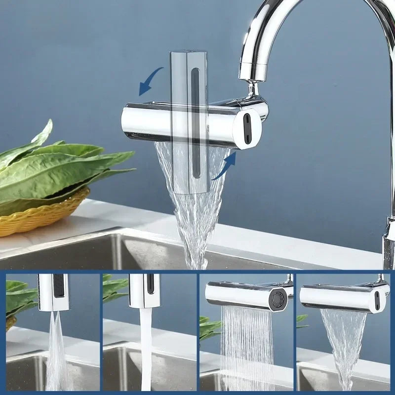 Ausziehbarer Wasserhahn – Flexibler Wasserhahn mit Sprühfunktion, Ideal für Spülen, Modernes Design, Leicht zu reinigen und Einfache Montage