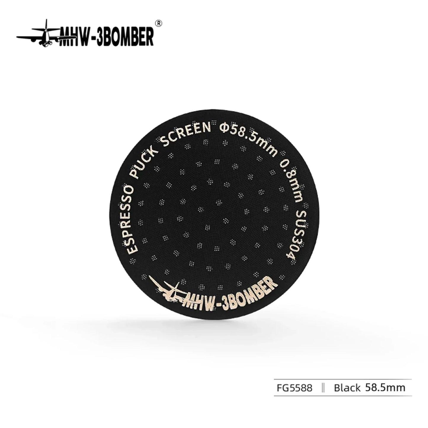 MHW-3BOMBER 51/53/58.5mm Espresso Puck Screen Doppel-Layer Metall Kaffee Wiederverwendbarer Filter