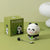 Keramische Panda-Tassen mit Deckel & Löffel