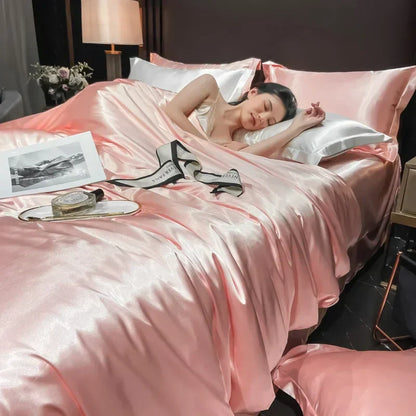 Exclusieve zijden beddengoedset – Luxe beddengoed van 100% zijde voor ultiem slaapcomfort